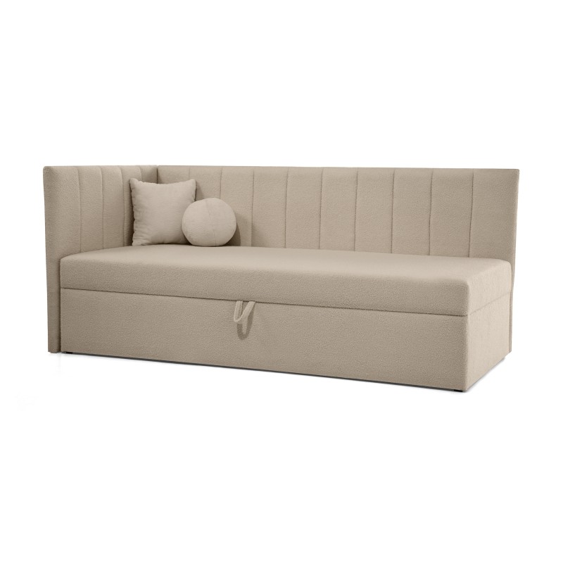 Łóżko młodzieżowe Rafi – tapicerowane łóżko | Bouclé QUELLE