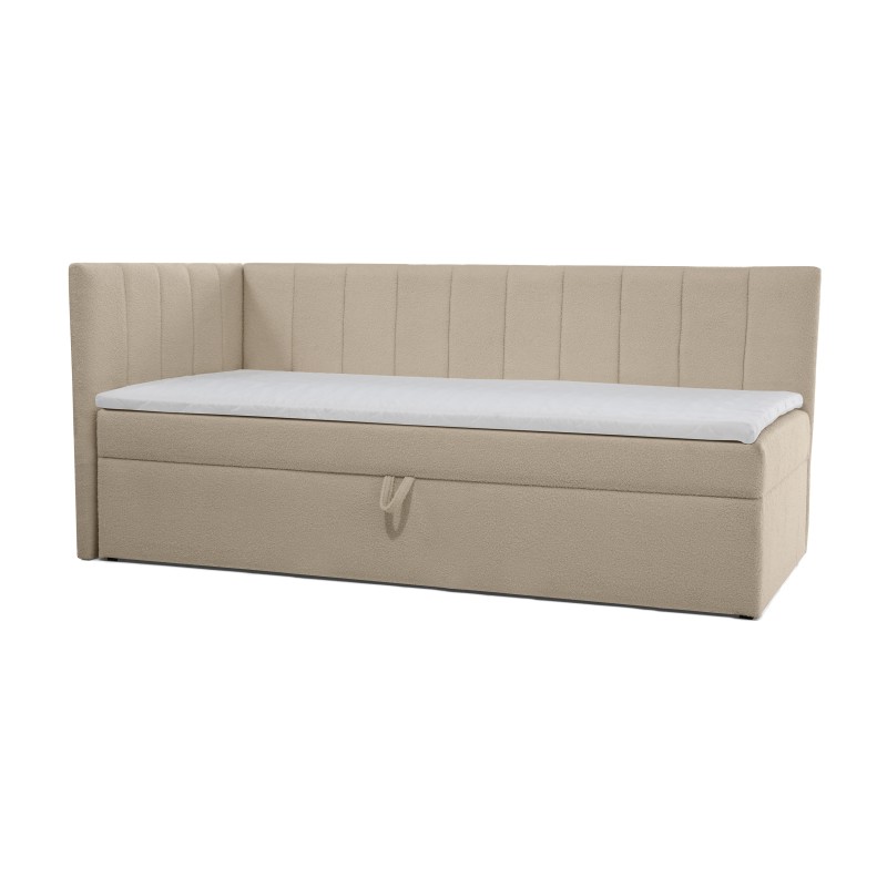 Łóżko młodzieżowe Rafi – tapicerowane łóżko | Bouclé QUELLE