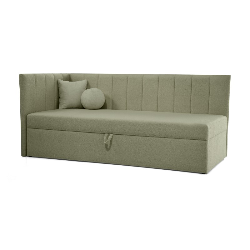 Łóżko młodzieżowe Rafi – tapicerowane łóżko | Bouclé QUELLE