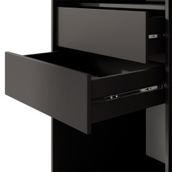 Szafa przesuwna z lustrem i szufladami MARIKA LUX – nowoczesna szafa do sypialni