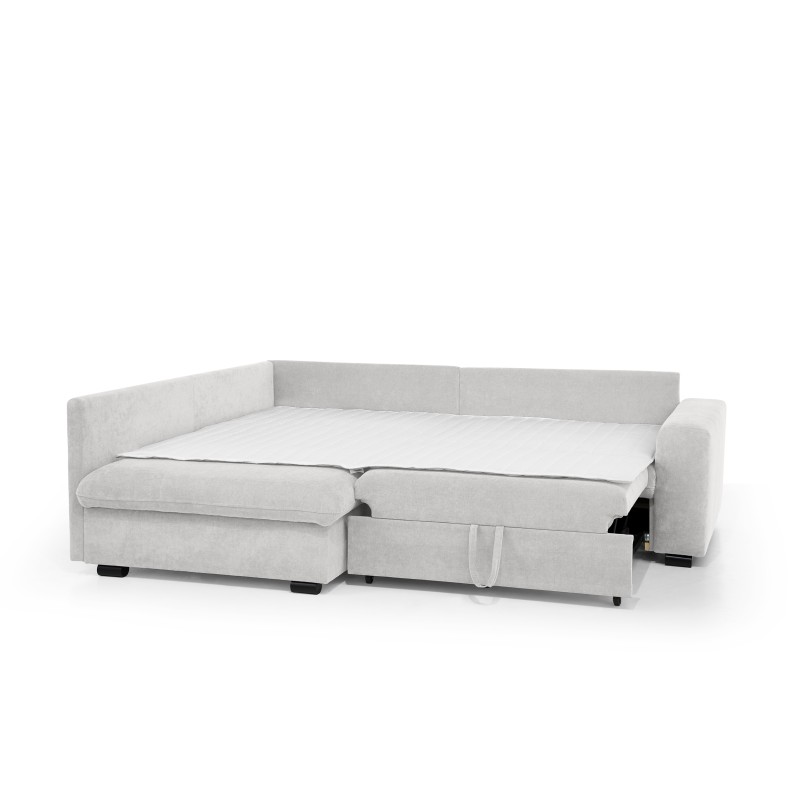 Narożnik RAMO z funkcją spania i topperem gratis – duża powierzchnia 160×200 cm