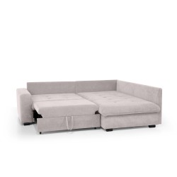 Narożnik RAMO z funkcją spania i topperem gratis – duża powierzchnia 160×200 cm