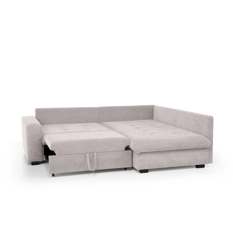 Narożnik RAMO z funkcją spania i topperem gratis – duża powierzchnia 160×200 cm