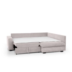 Narożnik RAMO z funkcją spania i topperem gratis – duża powierzchnia 160×200 cm