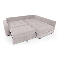 Narożnik RAMO z funkcją spania i topperem gratis – duża powierzchnia 160×200 cm