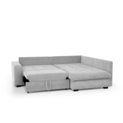 Narożnik RAMO z funkcją spania i topperem gratis – duża powierzchnia 160×200 cm