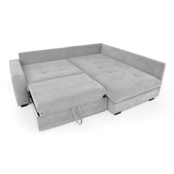 Narożnik RAMO z funkcją spania i topperem gratis – duża powierzchnia 160×200 cm