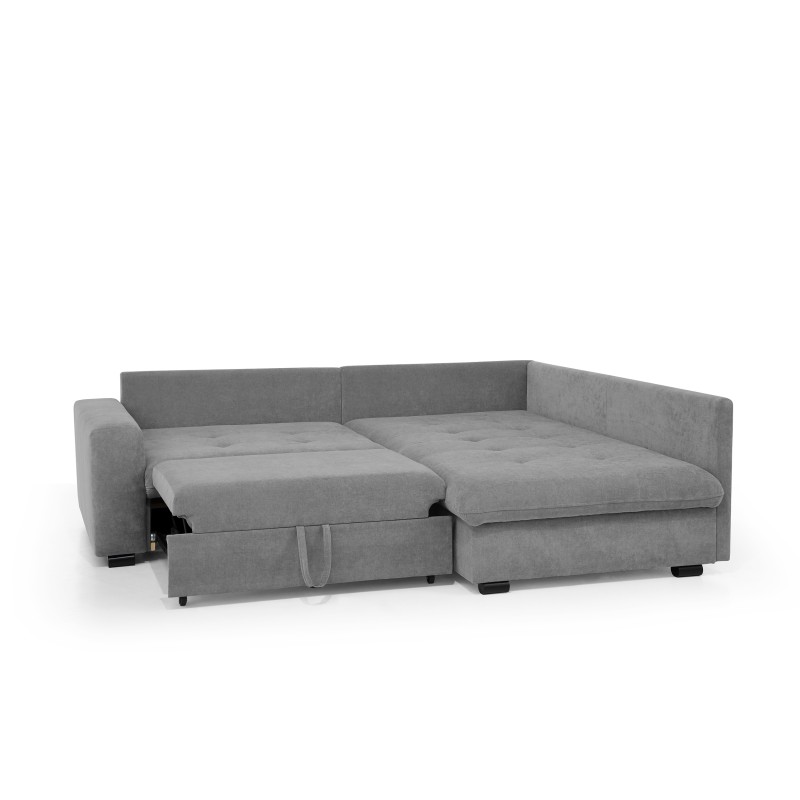 Narożnik RAMO z funkcją spania i topperem gratis – duża powierzchnia 160×200 cm