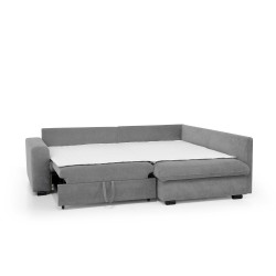 Narożnik RAMO z funkcją spania i topperem gratis – duża powierzchnia 160×200 cm