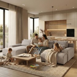 Narożnik z funkcją spania BENNY U | BeautySofa24.pl