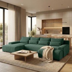 Narożnik z funkcją spania BENNY U | BeautySofa24.pl