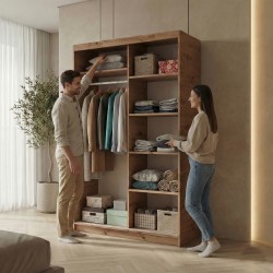 Szafa z drzwiami przesuwnymi HELA | Beautysofa24.pl