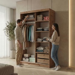 Szafa z drzwiami przesuwnymi HELA | Beautysofa24.pl