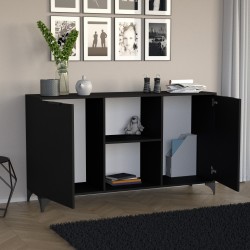 Komoda dwudrzwiowa HOME – nowoczesna, praktyczna, 150 cm