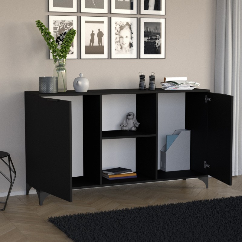 Komoda dwudrzwiowa HOME – nowoczesna, praktyczna, 150 cm