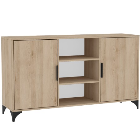 Komoda dwudrzwiowa HOME z półkami  – nowoczesna i funkcjonalna