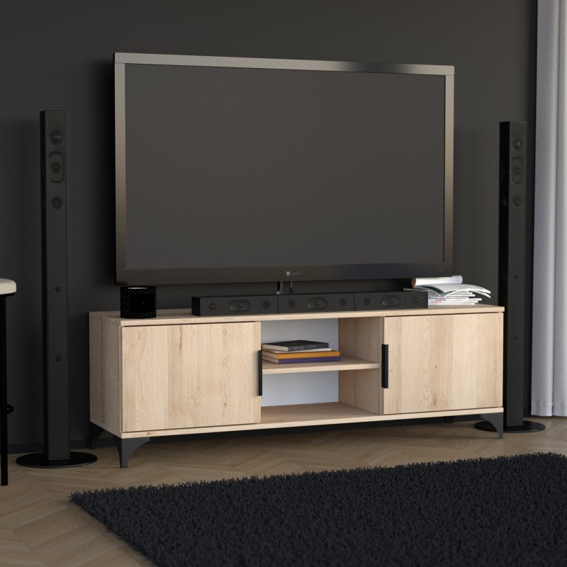 Szafka RTV HOME 2 drzwi – nowoczesna, funkcjonalna