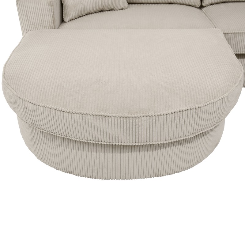 Narożnik PABLO – Duży narożnik do salonu z otomaną | SERENO i LINCOLN