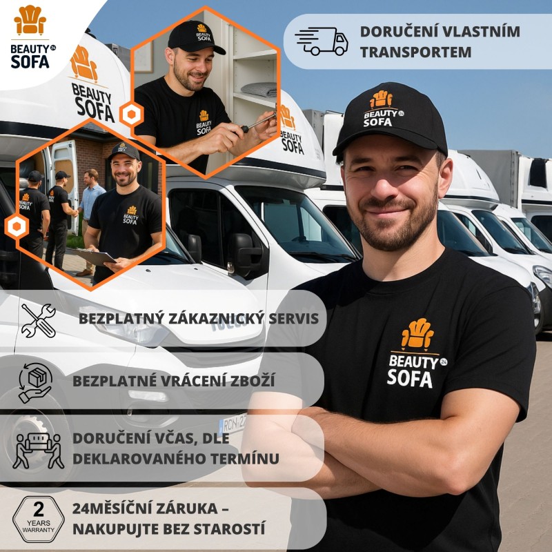 Narożnik PABLO – Duży narożnik do salonu z otomaną | SERENO i LINCOLN