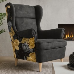 Fotel uszak HAVANA skandynawski | Nowoczesny fotel do salonu