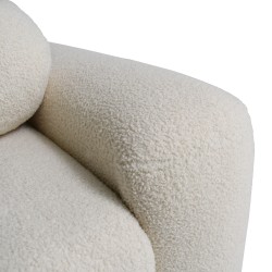 Narożnik NOEL U z funkcją spania | Automat Moss | Bouclé QUELLE