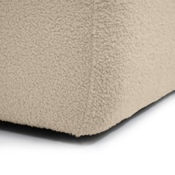 Narożnik NOEL U z funkcją spania | Automat Moss | Bouclé QUELLE