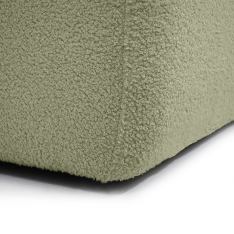 Narożnik NOEL U z funkcją spania | Automat Moss | Bouclé QUELLE