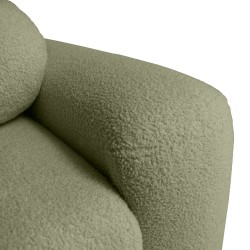 Narożnik NOEL U z funkcją spania | Automat Moss | Bouclé QUELLE
