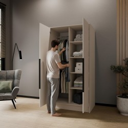 Szafa PAVIA 100/150/200 cm – Nowoczesna Szafa Uchylna