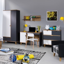 Łóżko młodzieżowe MORENO 90x200 z pojemnikiem