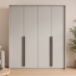 Szafa GIANA 210 cm – 4 drzwi, 2 drążki | do sypialni