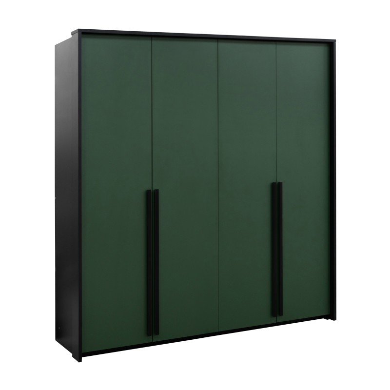 Szafa GIANA 210 cm – 4 drzwi, 2 drążki | do sypialni