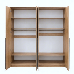 Szafa GIANA 210 cm – 4 drzwi, 2 drążki | do sypialni