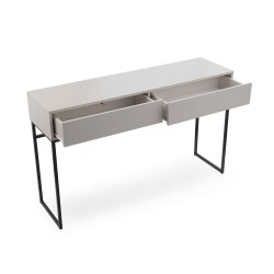 Toaletka GIANA 137 cm | 2 szuflady, bez uchwytów