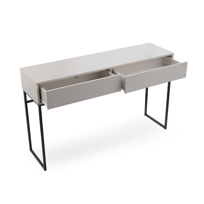 Toaletka GIANA 137 cm | 2 szuflady, bez uchwytów