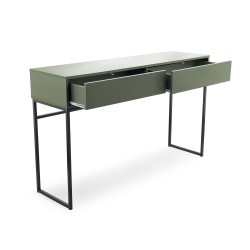 Toaletka GIANA 137 cm | 2 szuflady, bez uchwytów