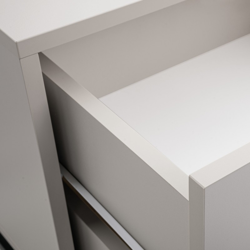 Szafka nocna GIANA 43 cm – 2 szuflady, push-to-open