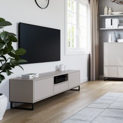 Szafka RTV GIANA 160 cm – szafka pod telewizor z szufladą i drzwiami