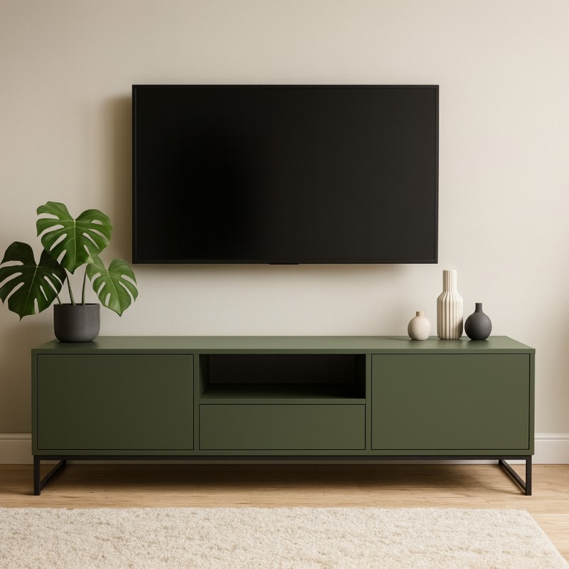 Szafka RTV GIANA 160 cm – szafka pod telewizor z szufladą i drzwiami