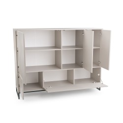 Komoda GIANA 160 cm – 5 drzwi, bez uchwytów