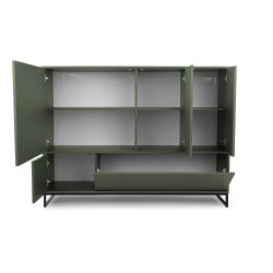 Komoda GIANA 160 cm – 5 drzwi, bez uchwytów