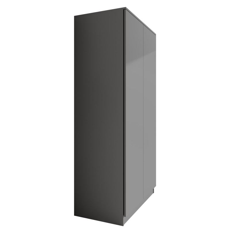 Szafa z drzwiami uchylnymi CLASSIC 90 cm – TIP-ON, drążek i półki