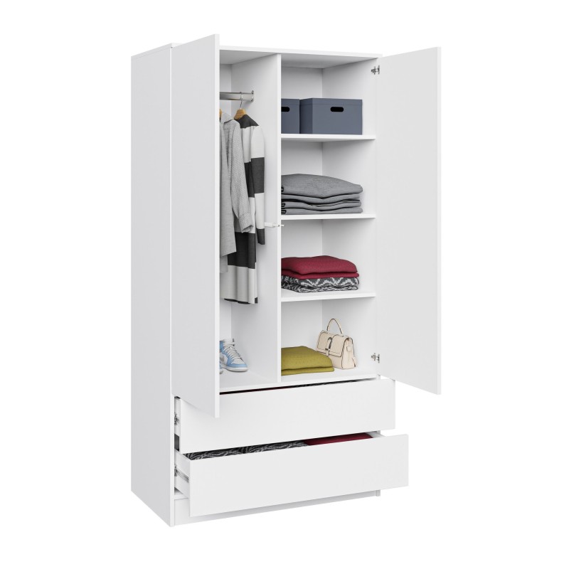 Szafa dwudrzwiowa CLASSIC 90 cm | Beautysofa24.pl