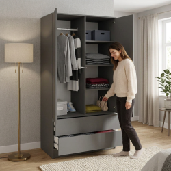 Szafa dwudrzwiowa CLASSIC 90 cm | Beautysofa24.pl