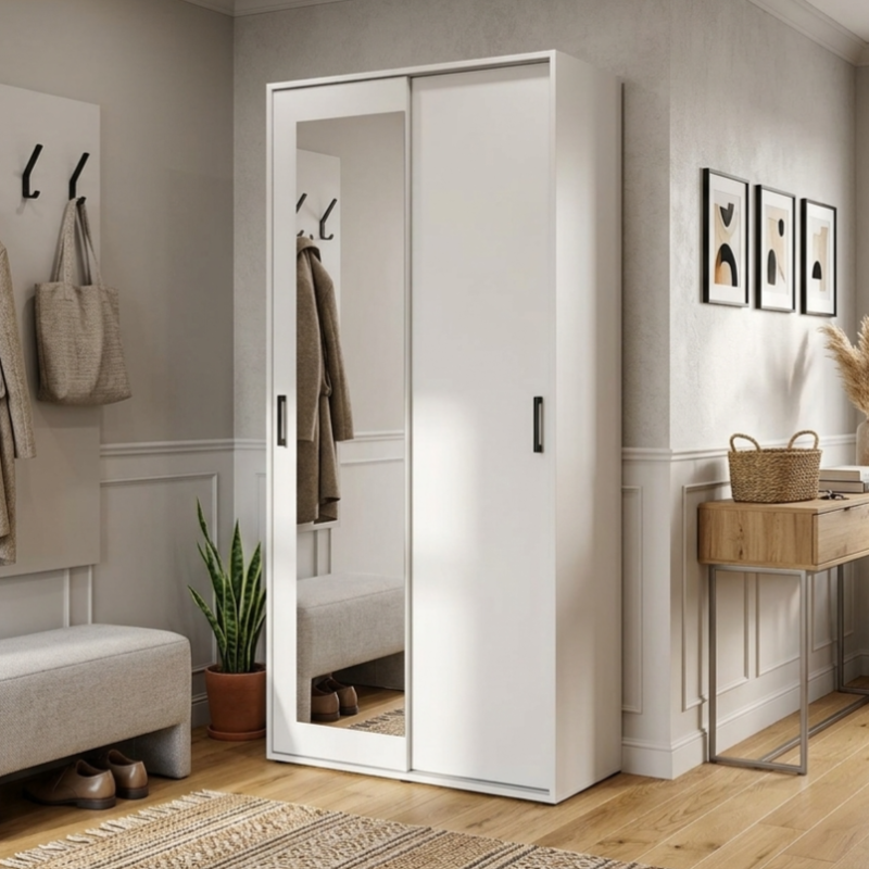 Garderoba z lustrem LANO | Beautysofa24