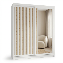 Szafa przesuwna z lamelami DONATELLO | BeautySofa24.pl