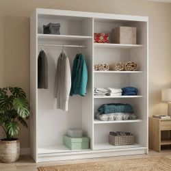 Szafa przesuwna z lamelami DONATELLO | BeautySofa24.pl