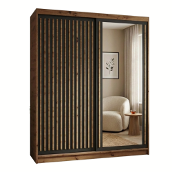 Szafa przesuwna z lamelami DONATELLO | BeautySofa24.pl