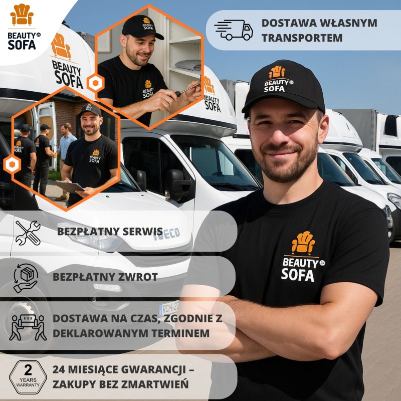 Sofa ogrodowa STELLA 2-osobowa