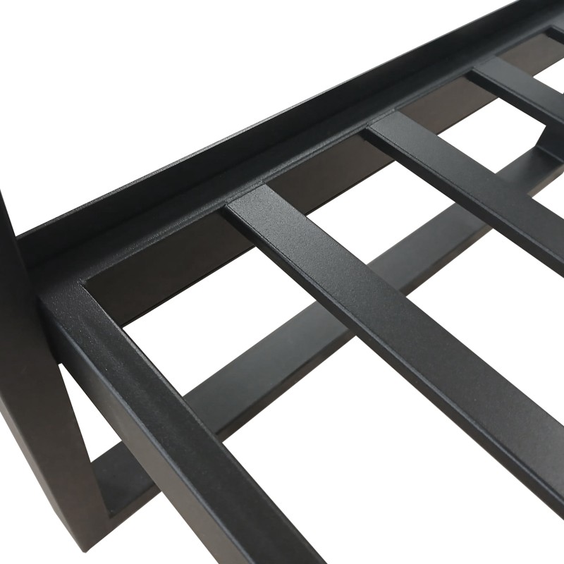 Zestaw mebli ogrodowych STELLA – sofa, fotel, stolik metalowy